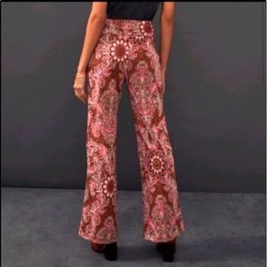 Anthropologie  Maeve Maria Paisley Jacquard Print pant Size 4 NWT $128